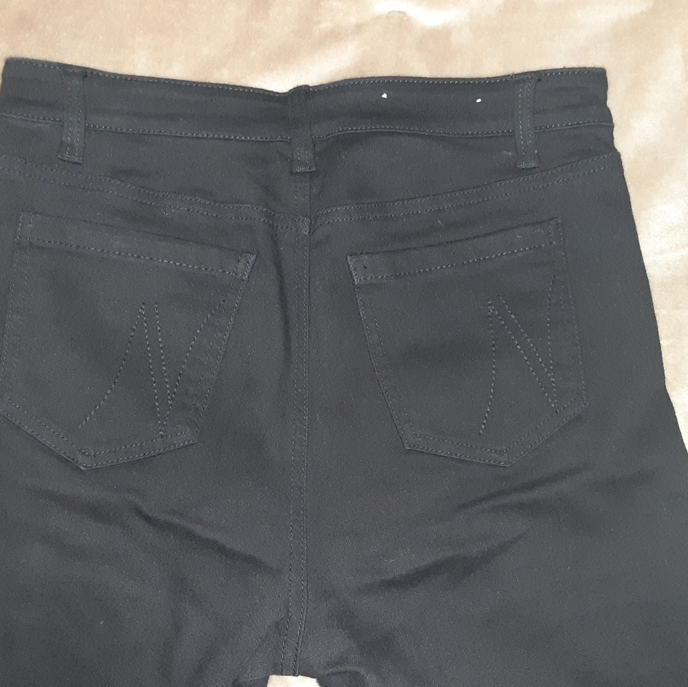 Women's High Rise Black Jeans - Picture 4 of 6